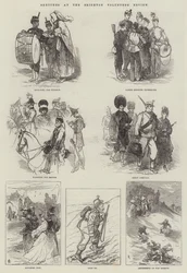 Sketches at the Brighton Volunteer Review